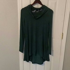 Cowl neck tunic